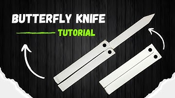 Diy Paper Butterfly Knife Origami Tutorial