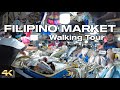 Get Everything At This FILIPINO MARKET - Walking Tour [4K]