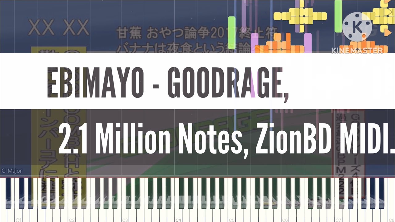 [Black Midi] EBIMAYO - GOODRAGE, 2.1 Million Notes, ZionBD MIDI. - YouTube