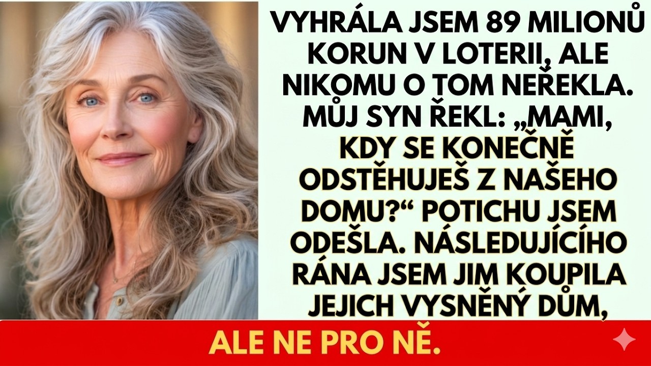 Včera jsem synovi řekla, že už nikdy nepodepíšu žádný papír, který mi předloží. Měl v ruce moji plnou moc a tvářil se, že mi pomáhá. „Mami, vždyť ty to nezvládneš," řekl. Vytáhla jsem z tašky...