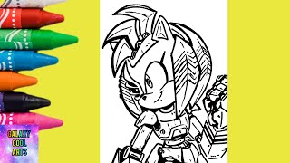 Rusty Rose From Sonic 3 #coloring #sonic #coloring_pages #amy