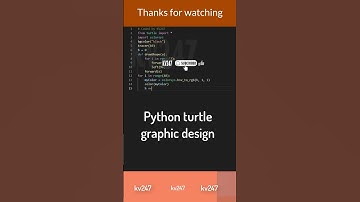 Python turtle graphic design #beginners  #beginner #python #turtle #pythonprogramming #short #shorts