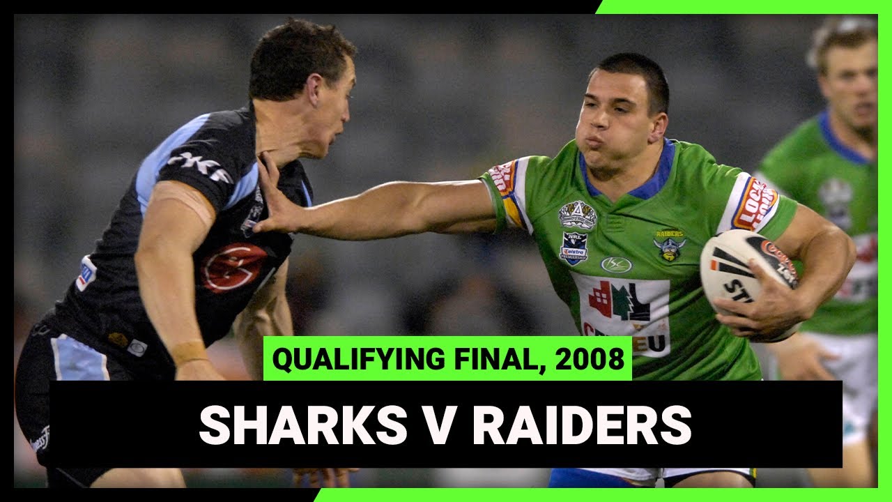 NRL Finals Flashback | Cronulla-Sutherland Sharks v Canberra Raiders | Qualifying Final, 2008
