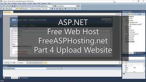 ASP.NET - Free Web Host FreeASPHosting.net #4 Upload Website