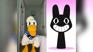 Donald Ducc REACTS To SPRUNKI TikToks! 166 (DO NOT BE SCARED CHALLENGE)