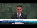 Ministr zahraničí Petr Macinka na mimořádném Valném shromáždění OSN