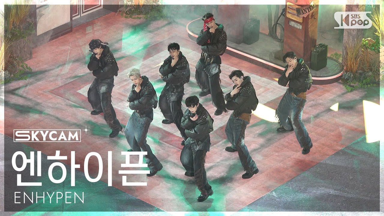 [항공캠4K] 엔하이픈 'Big Girls Don't Cry' (ENHYPEN Sky Cam) @SBS Inkigayo 260125