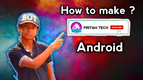 How to make subscribe bell intro animation in android | only 5 minutes  For mobile (2020)