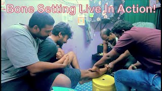 My Friend Broke His Leg | Bone Setter Live In Action | GoPro | Rana Sandeep