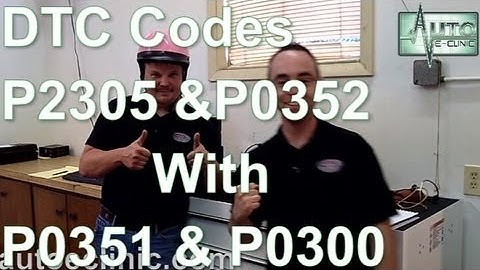 How To Diagnose A Check Engine Light :Codes P2305 P0352 P0351 P0300 - p0351  jeep grand cherokee
