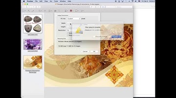 Batch Resize Images Mac OSX in Preview App