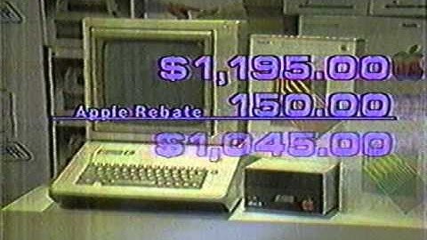 1985 Apple II Computer Local Commercial