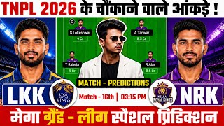 Lyca Kovai Kings vs Nellai Royal Kings Prediction Today 😱| LKK vs NRK Dream11 Prediction | TNPL 2026 screenshot 3