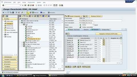 Creating DSO in SAP BI.FLV