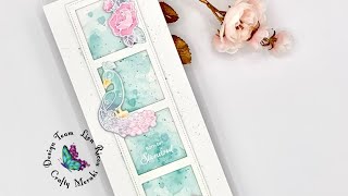Soft watercoloring using distress inks screenshot 5