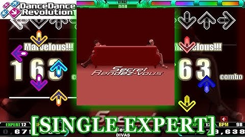 【DDR MAX2】 Secret Rendez-vous [SINGLE EXPERT] 譜面確認＋Clap