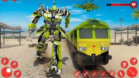 Train Robot Car Transformation - Real Train Robot Transform Game | Android iOS Gameplay