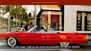 Residential Property For Sale In Beverly Hills, CA 90210, USA