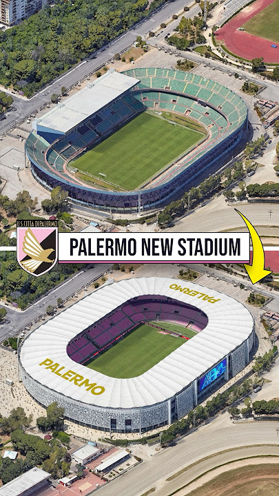 Palermo Stadium Modernization Concept – A Fresh New Look! 🏟️🇮🇹 #football #palermo #viral