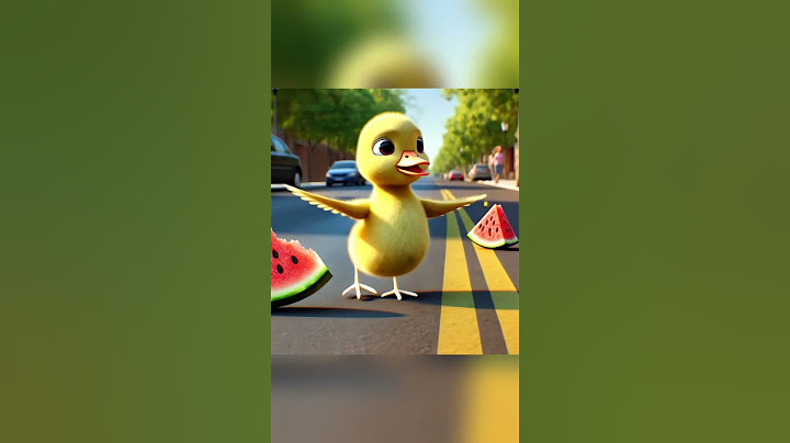 Cute duck accidentally breaks watermelon丨CAT丨CUTECAT丨AI丨AICAT