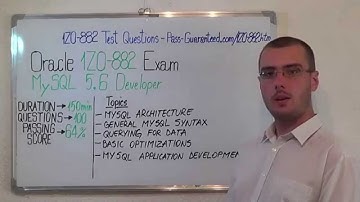 1Z0-882 – MySQL Exam 5.6 Test Developer Questions