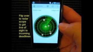 Radar "To Do List" - Task Radar Android App Demonstration V1.08 screenshot 2