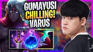 GUMAYUSI CHILLING WITH VARUS! - T1 Gumayusi Plays Varus ADC vs Aphelios! | Season 2023