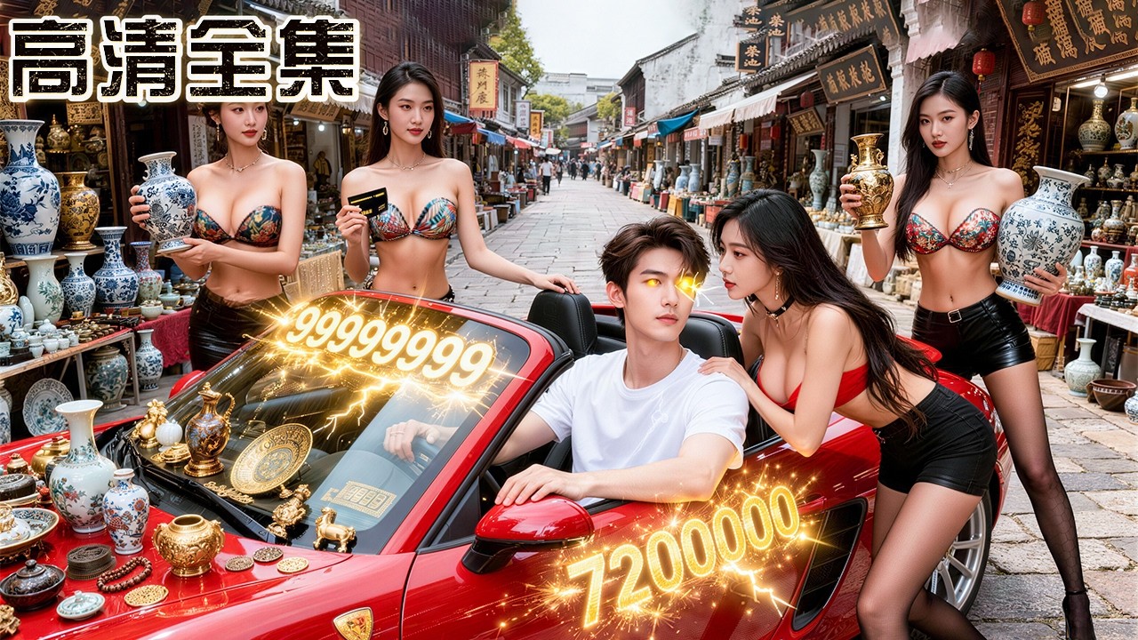 小夥被女神車撞飛卻意外覺醒黃金右眼，從此不僅能預知未來還能偷聽姐姐們的心聲，誰曾想六個傾國傾城的大小姐們竟然心裡每天都想上他！#爽劇 #透視眼 #黃金瞳 #逆襲 #新劇首發 #熱門短劇