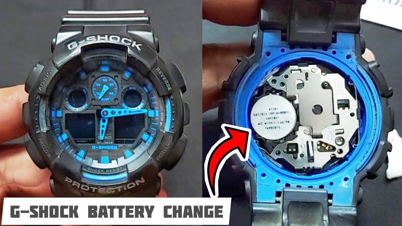 How to Change G-SHOCK Watch Battery | CASIO - YouTube