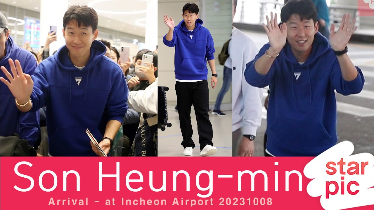 손흥민 '캡틴손, 팬들에게 다정한 인사' [STARPIC] / Son Heung-min Arrival - at Incheon Airport 20231008