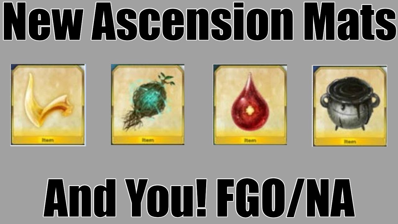 New Ascension Materials and New *Best* farming locations - (FGO/NA News) America Singularity!