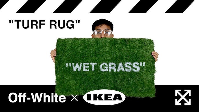 Virgil Abloh x IKEA MARKERAD "RECEIPT" Rug Off-White 2019 . BRAND  NEW