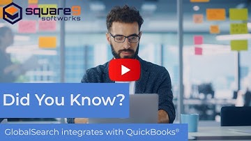 Square 9 GlobalSearch Integration with QuickBooks