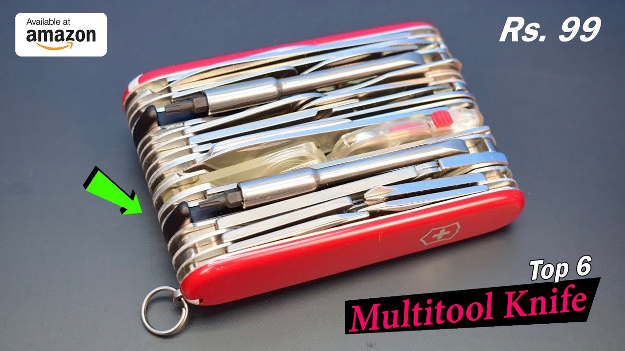 Top 6 Multi Tool Knife Gadgets for Camping & Outdoor Gadgets Under 99