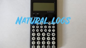 The Natural Log Key On The New Casio fx-83GT CW Scientific Calculator (Natural Log Key ln).
