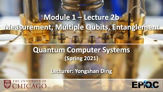 Lecture2b: Measurement, Composition, Entanglement | Quantum Computer Systems@UChicago, Yongshan Ding