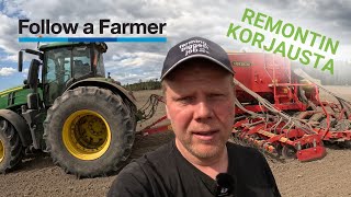 Kahnun tilan kylvöt 2024 - Follow a farmer, Juha Sipilä S3:E2