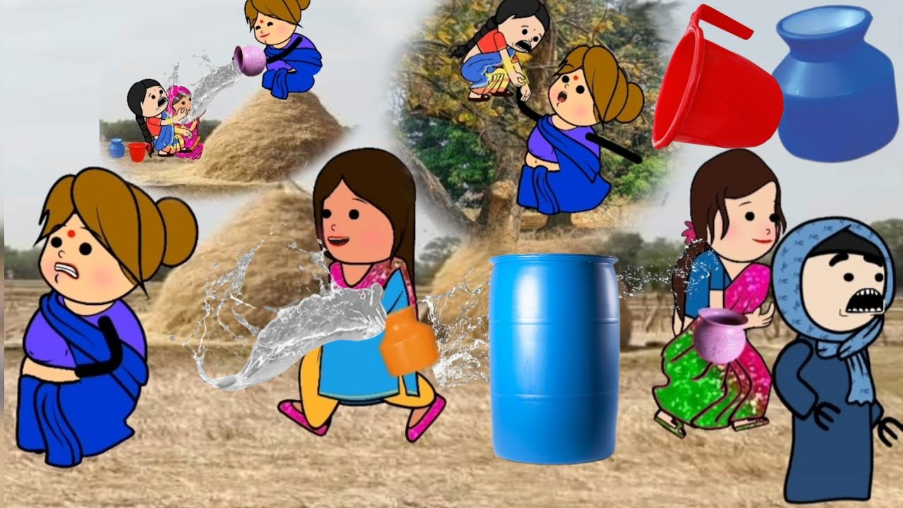 ದಿನನಿತ್ಯ ಜೀವನದ ಕಥೆ 316/ಹಳ್ಳಿ😅ಗೆಳತಿಯರ್ ನೀರು ಉಗ್ಯಾಡೋ ಆಟ/ಗಿರಜಕ್ಕ್ ಮರಕ್ಕ್ ನೇತು ಹಾಕೊಂಡೈತೆ/ಕಾಮಿಡಿ ವಿಡಿಯೋ 