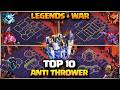 New Th18 Anti Thrower Base! Th18 War Base + Th18 Legend Base🔥Th18 Hydra Attack - Th18 Dragon rider