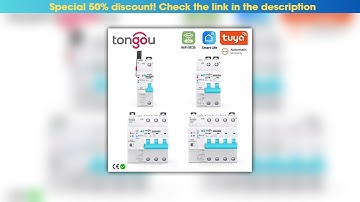 Hands-on TUYA MCB WIFI Metering Circuit Breaker Smart Life Timer Remote Control Automatic Wireless•