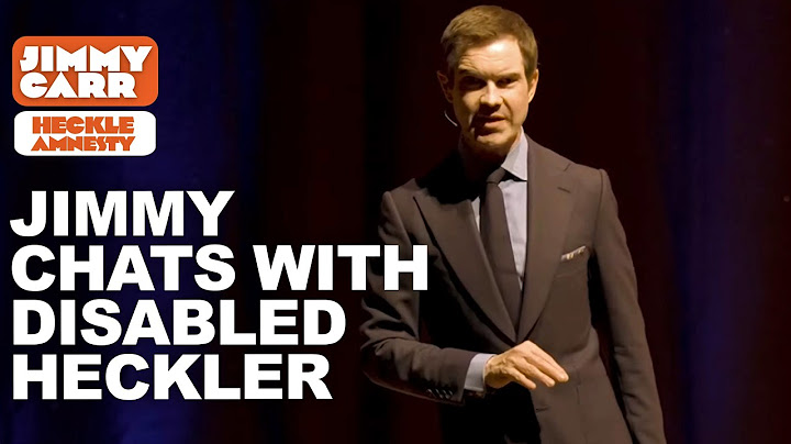 Jimmy Heads Into the Crowd to Chat With Disabled Heckler | Jimmy Carr