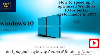 6 Steps To Optimize Your Desktop/ Laptop For Best Performance For Free - 2021