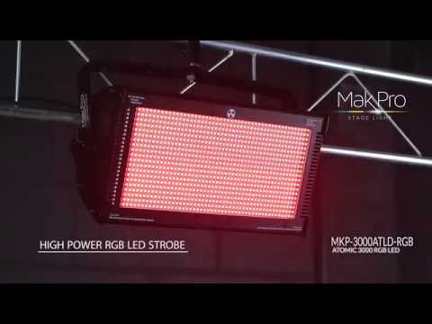 MAK STAGE LIGHT MKP 3000ATLD RGB LED STROBE RGB ATOMIC 3000 -