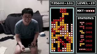 Worst Choke in NES Tetris History Probably