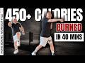 40 Min Intense HIIT Boxing Workout | All standing - Full body, No equipment, no repeats