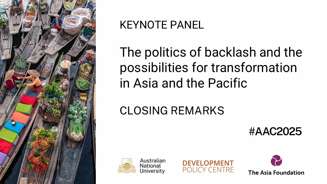 AAC2025 Keynote Panel - The politics of backlash and the possibilities for transformation