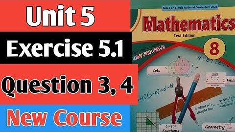 Class 8th Maths unit 5 sets Exercise 5.1 kpk and ptb| New course 2023 Single National curriculum p-2