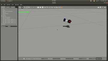 Omni-wheel ROS Gazebo robot brake dance