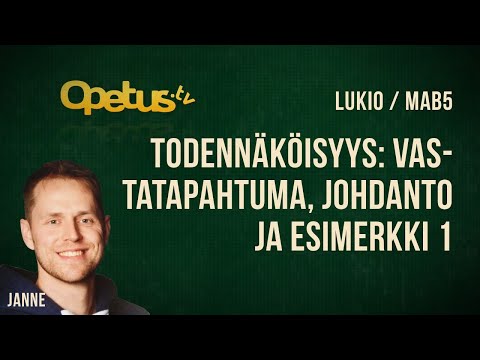 Video: Kuinka Määritetään Todennäköisyys