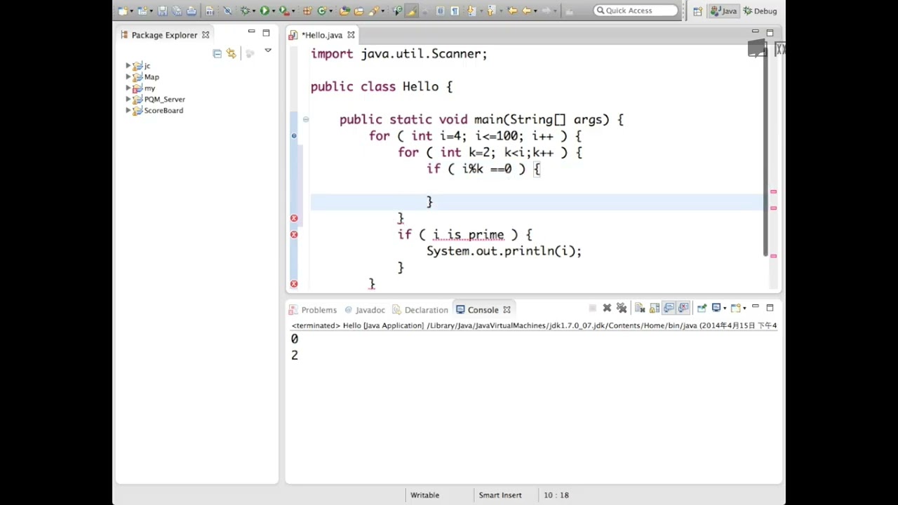 《用Java学编程》 5·10  循环的例子 4
